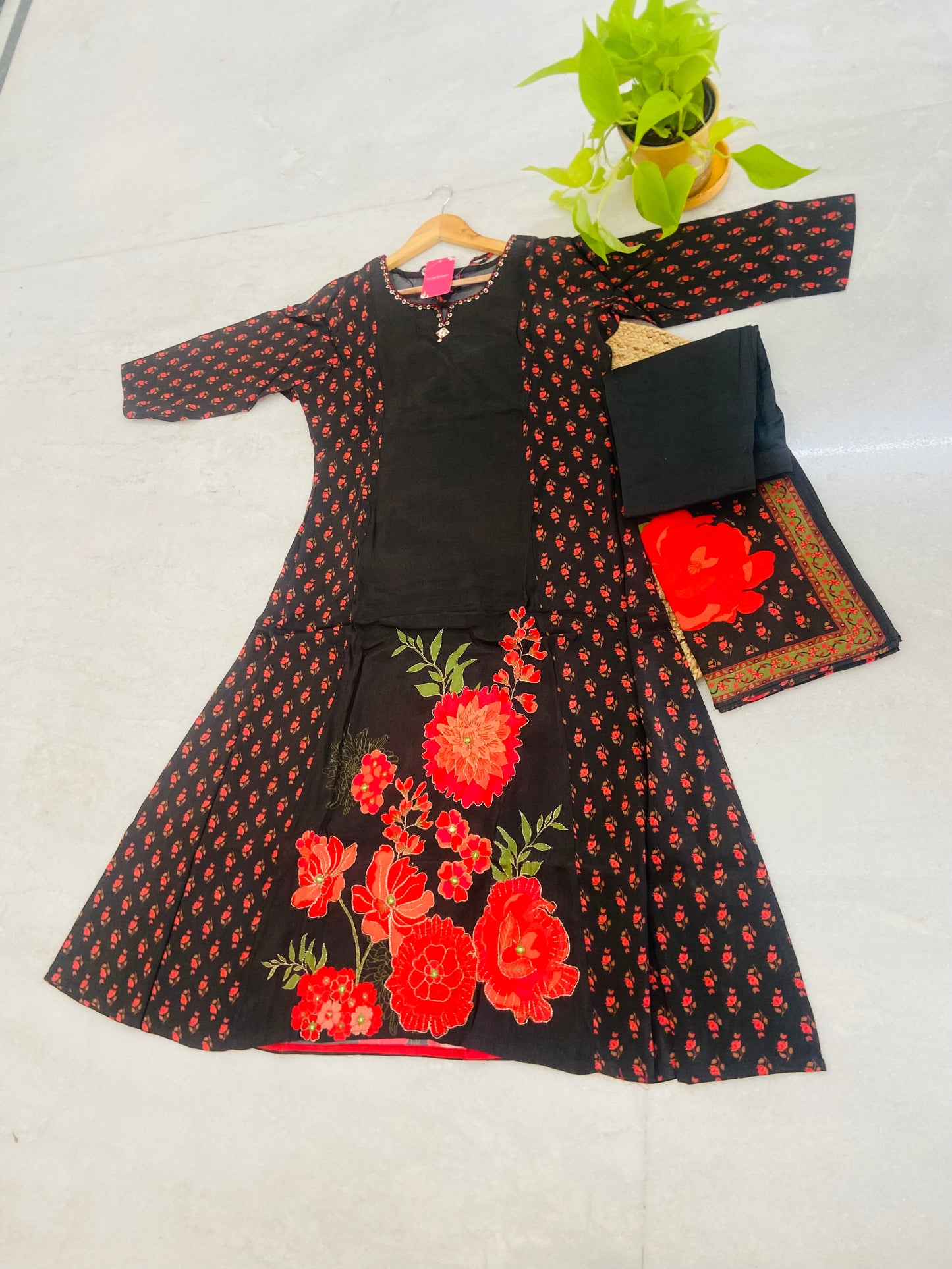 LB0031-Black Salwar Suit Set