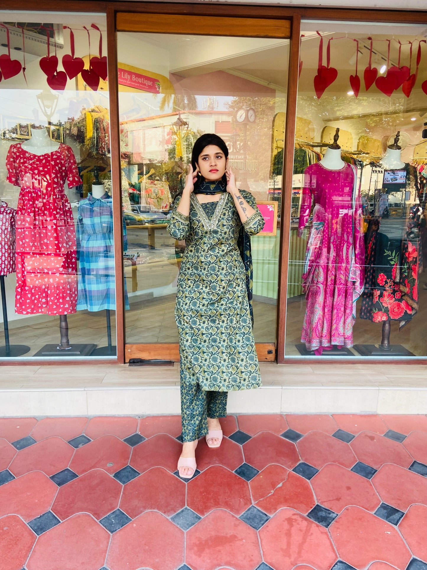 LB0048-Cotton Salwar Suit Set