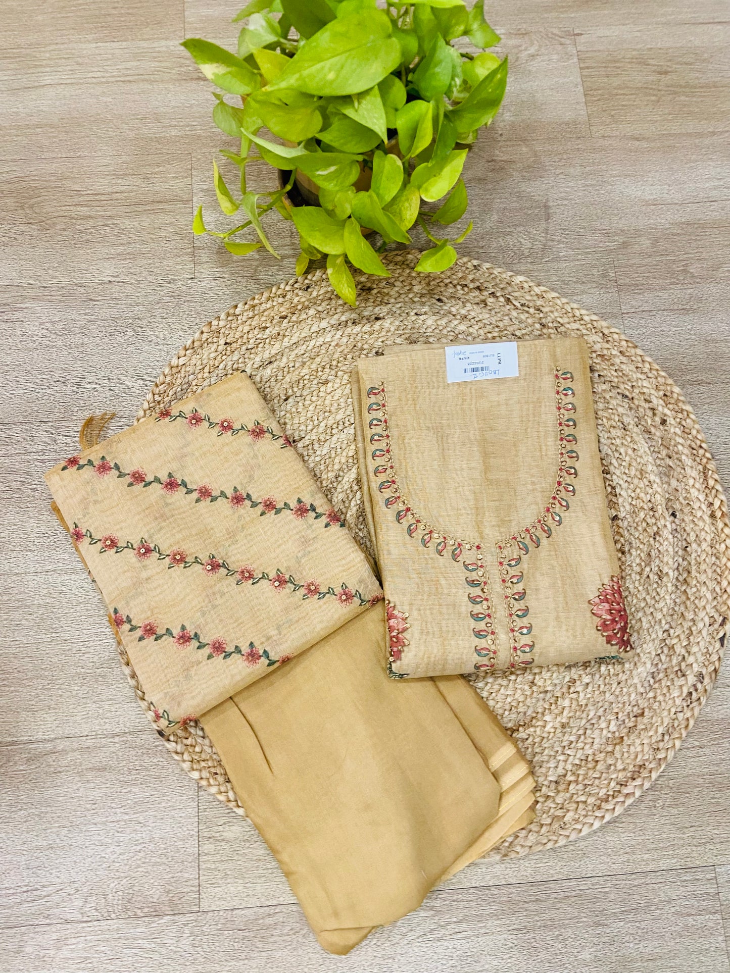LB0115-II Yellow coloured Salwar Suit Set