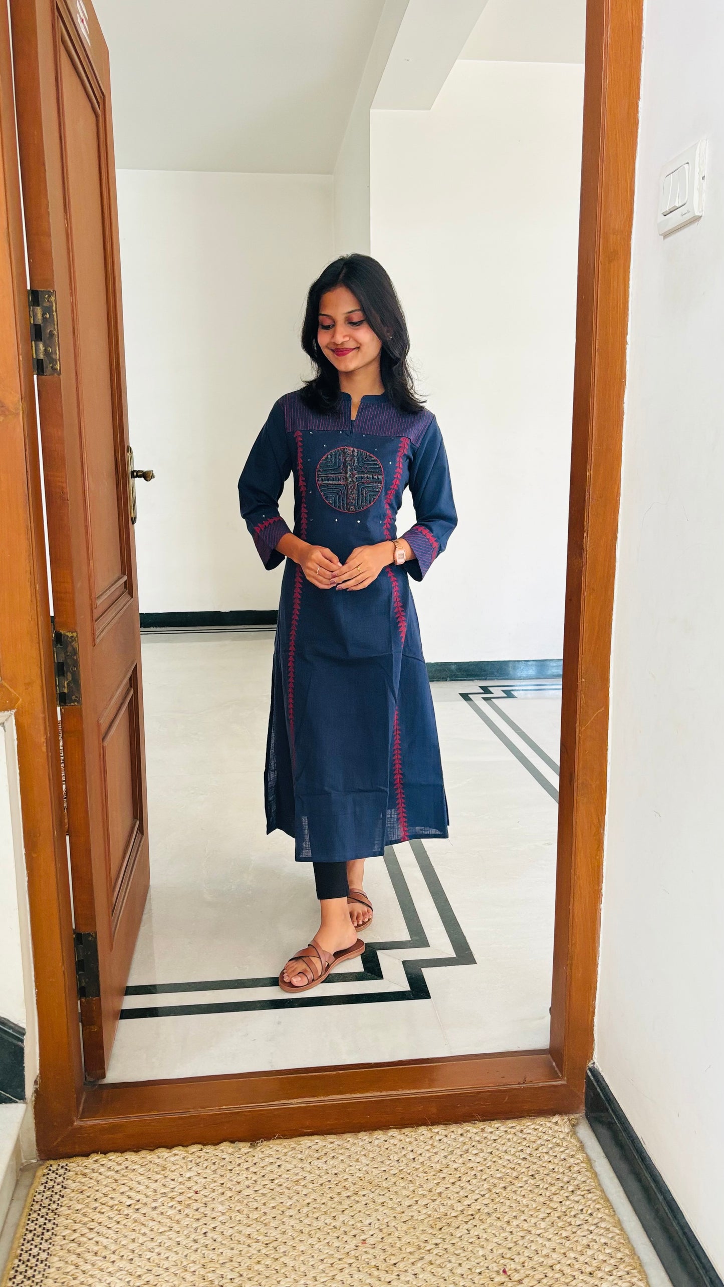 LB0203-II,LB0204-II Blue Coloured Kurtha