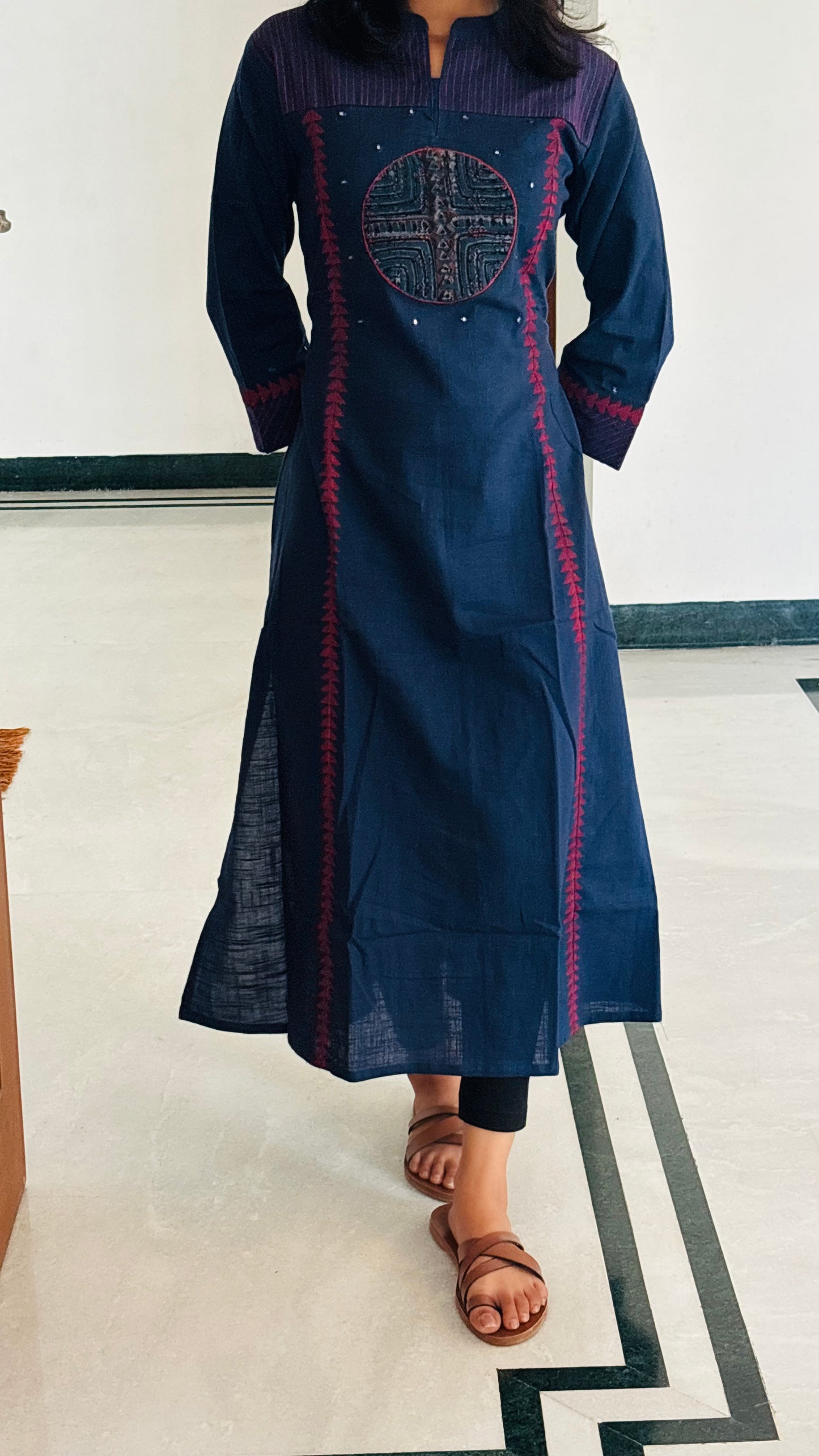 LB0203-II,LB0204-II Blue Coloured Kurtha