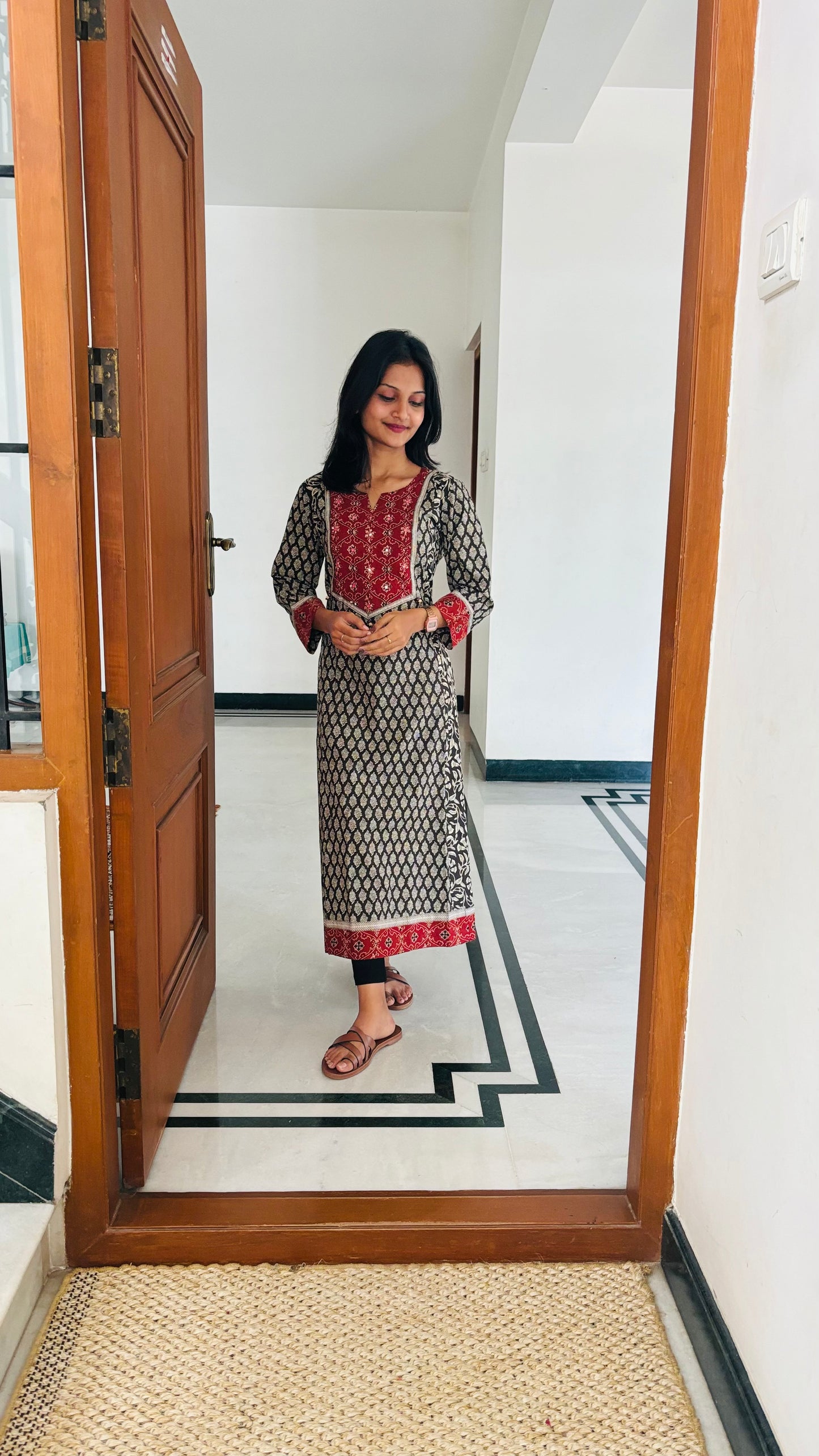 LB0179-II and LB0180-II Black Coloured Kurtha