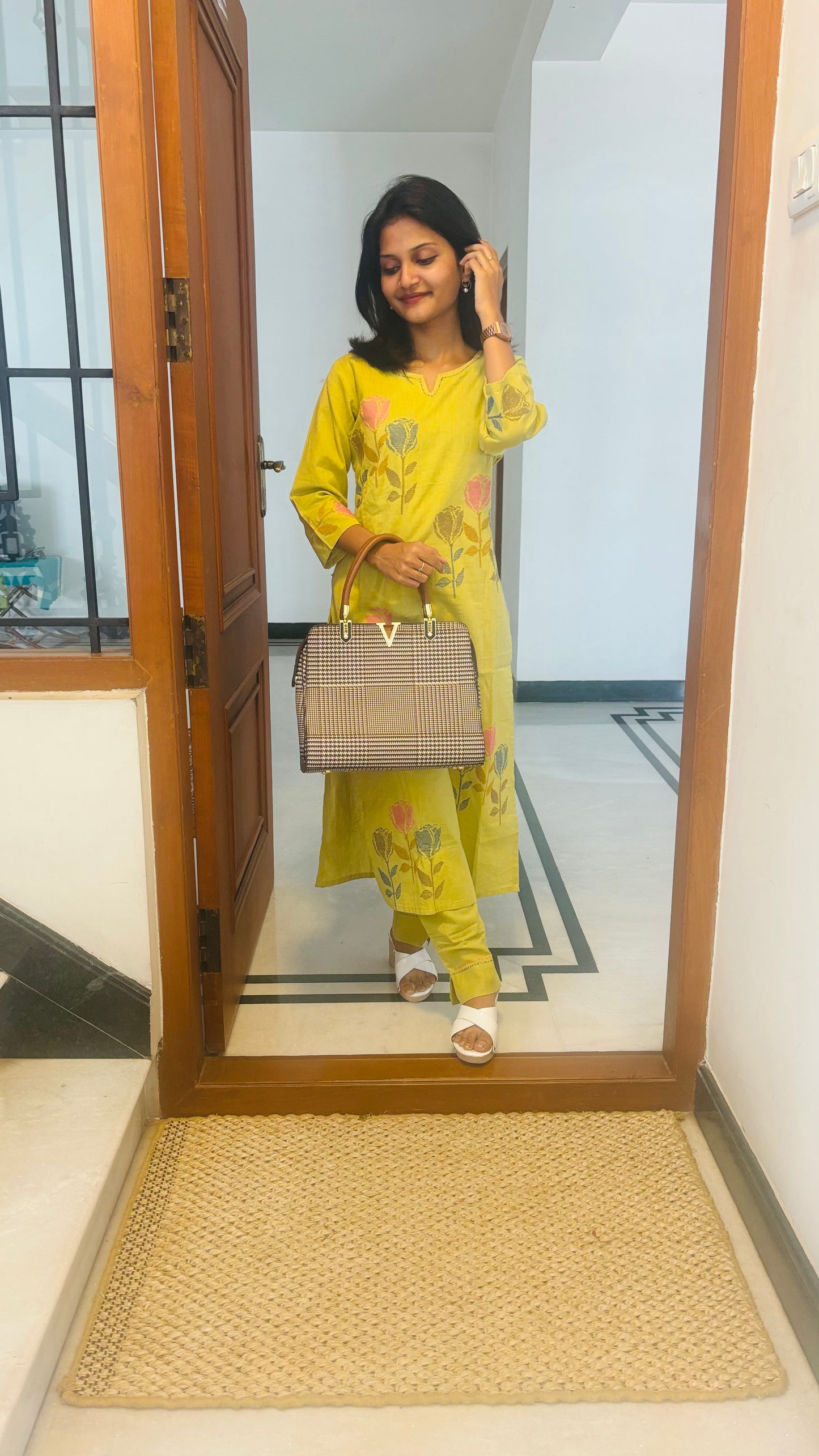 LB0211-II,LB0212-II,LB0213-II Green Coloured Co-ord Set
