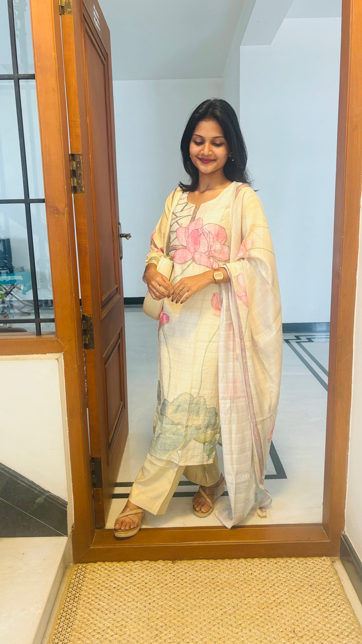 LB0205-II,LB0206-II,LB0207-II White Coloured Salwar Set
