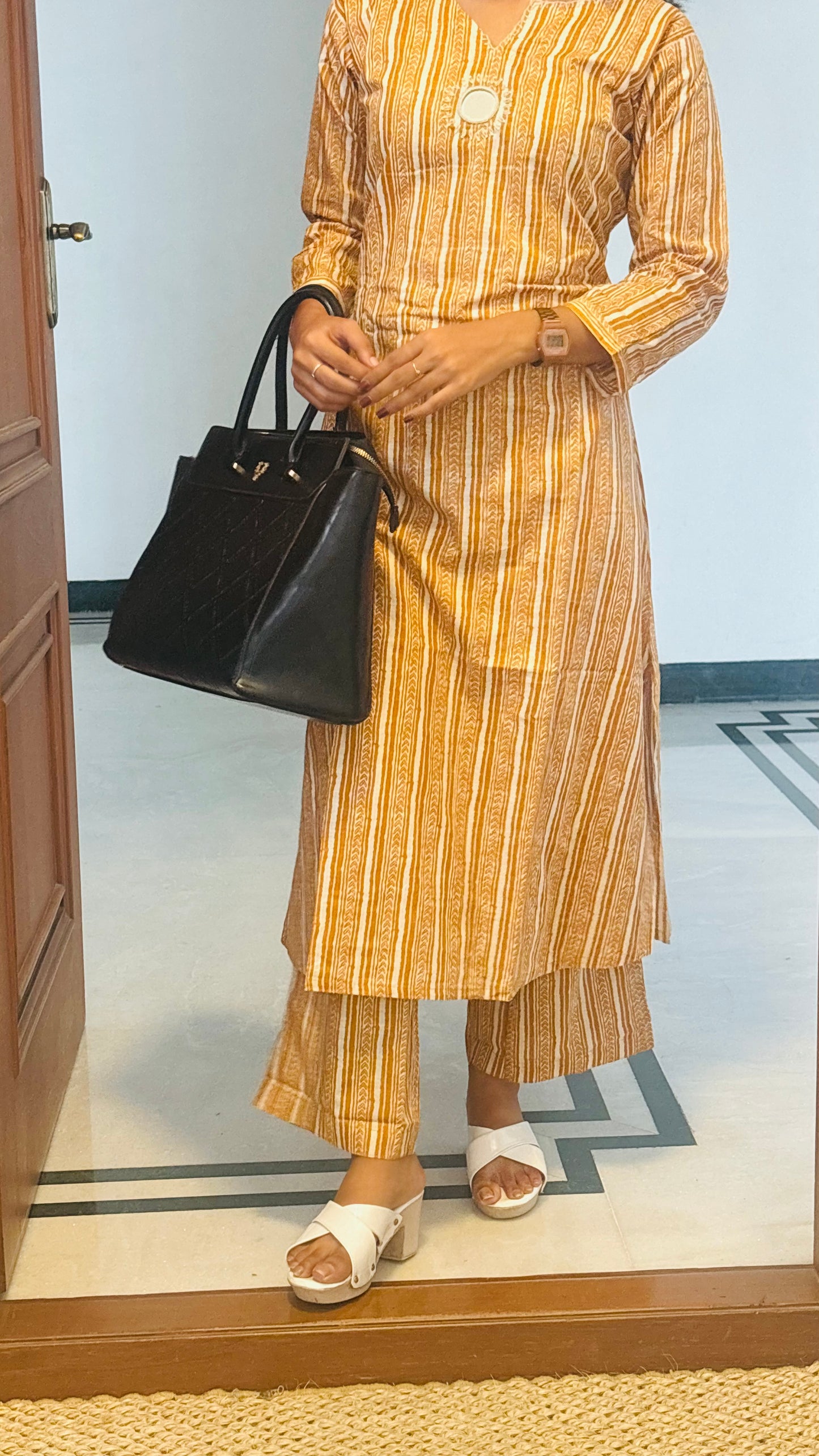 LB0214-II,LB0215-II,LB0216-II,LBO217-II Yellow striped Coord set