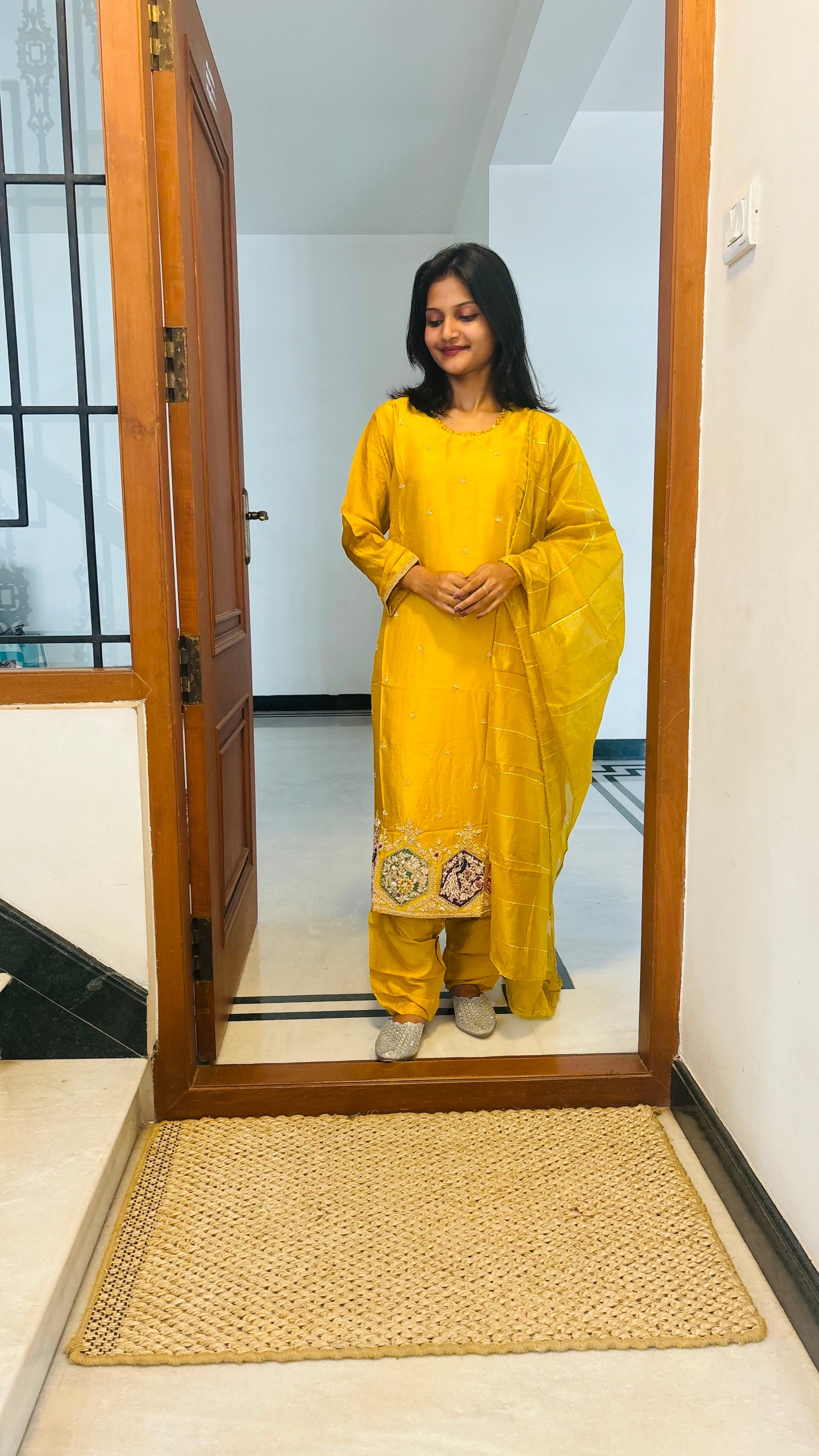 LB0220-II,LB0221-II Yellow Coloured Salwar Suit Set