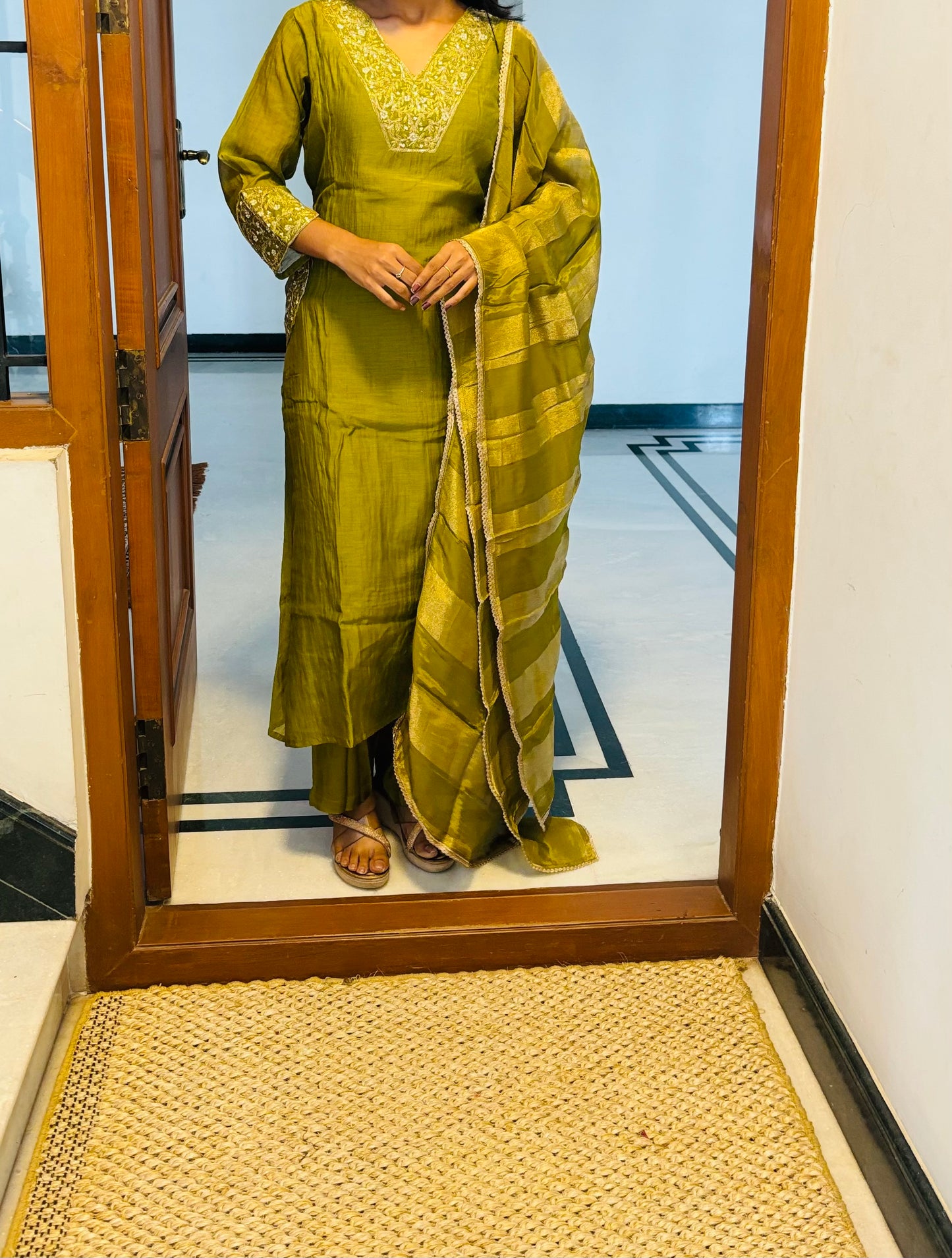 LB0239-II,LB0240-II,LB0241-II Green Coloured Salwar Suit Set
