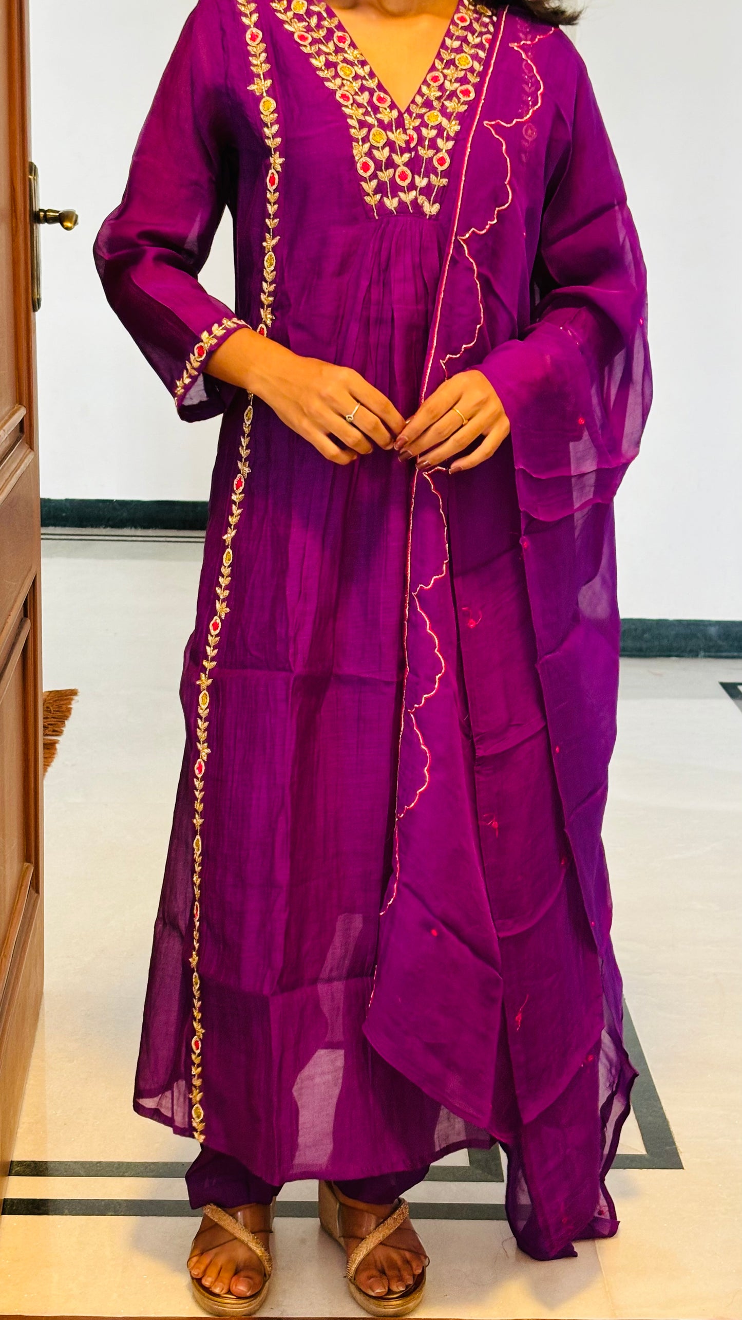 LB0225-II,LB0226-II,LB0227-II Violet Coloured Salwar Suit Set