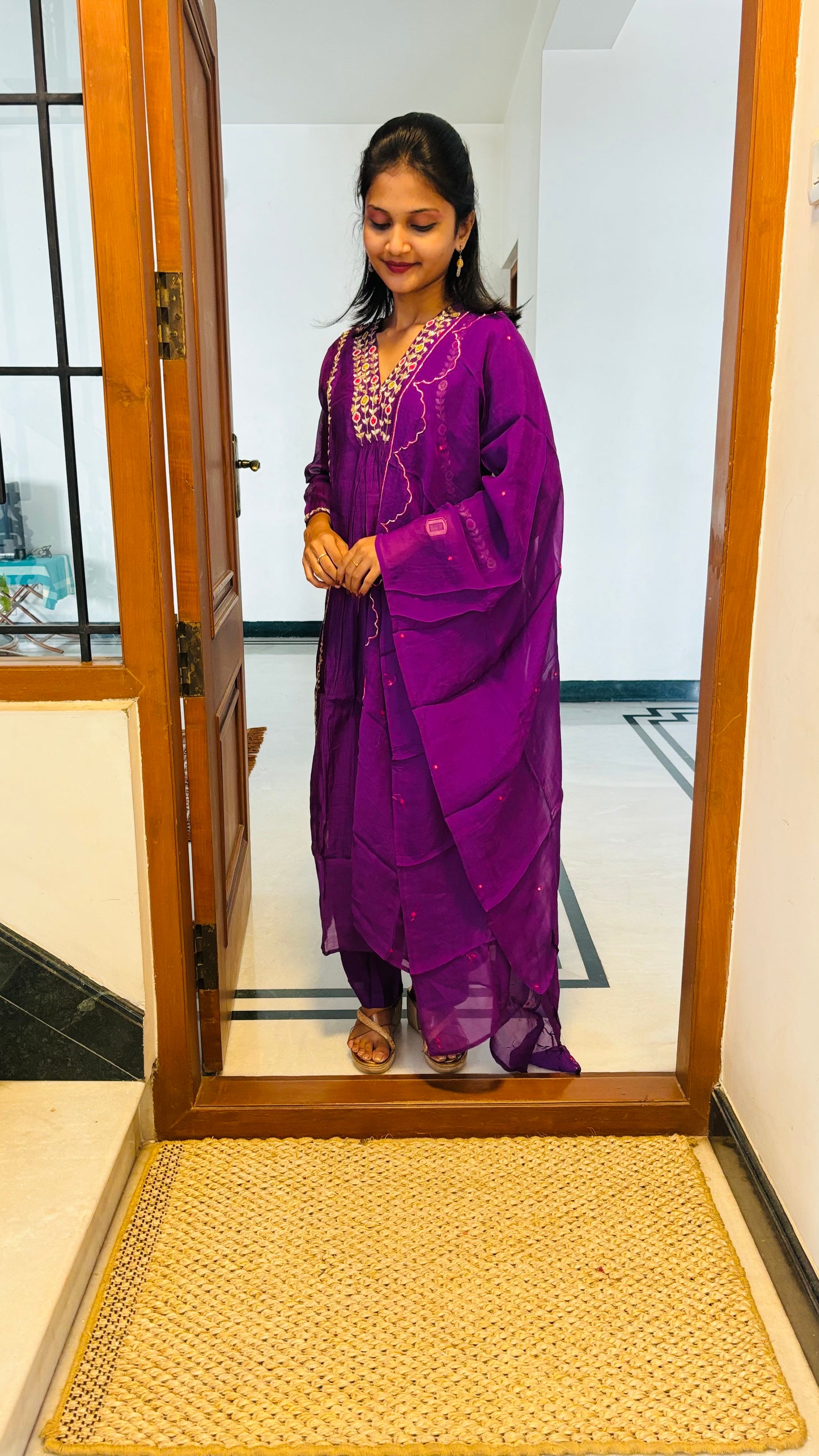 LB0225-II,LB0226-II,LB0227-II Violet Coloured Salwar Suit Set