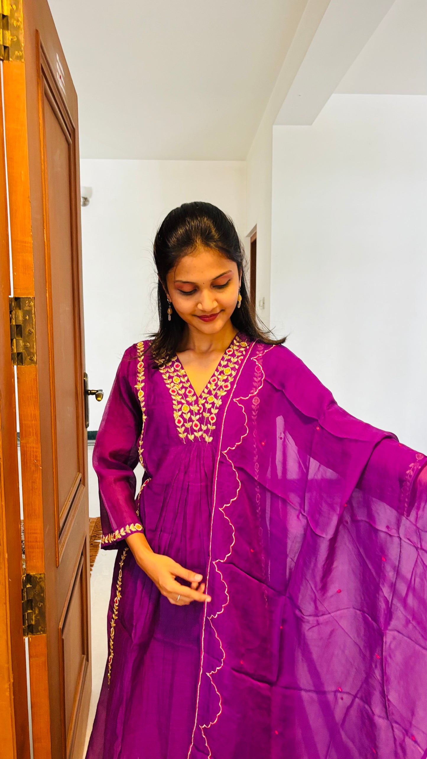LB0225-II,LB0226-II,LB0227-II Violet Coloured Salwar Suit Set