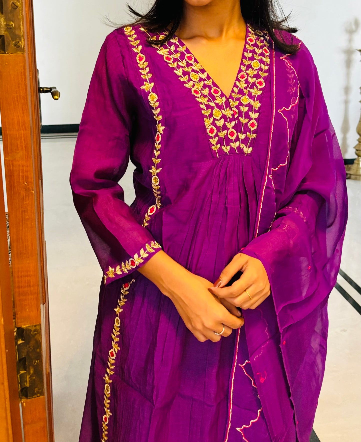 LB0225-II,LB0226-II,LB0227-II Violet Coloured Salwar Suit Set