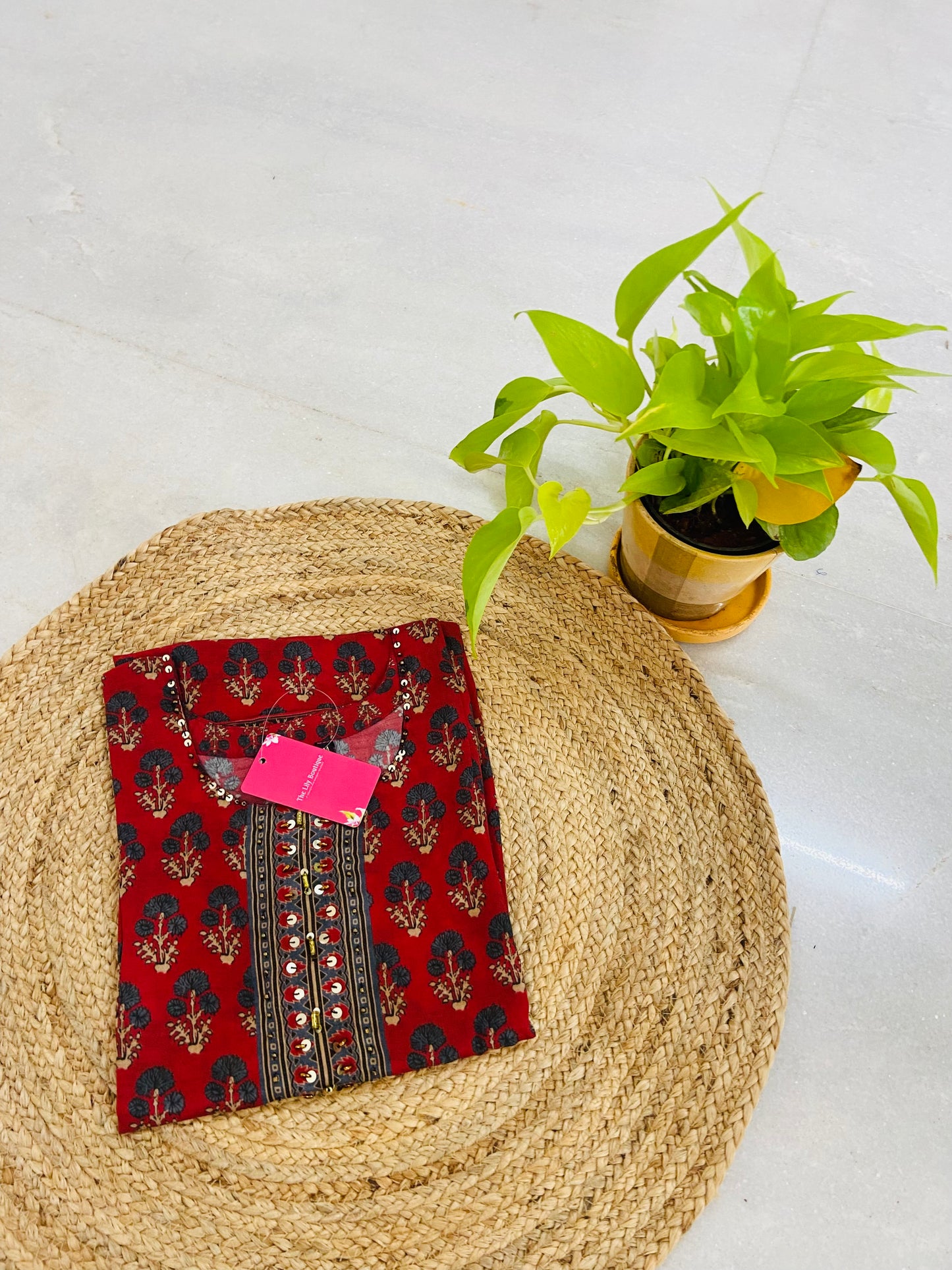 LB0033 -Brown Shaded Sico Silk Kurtha