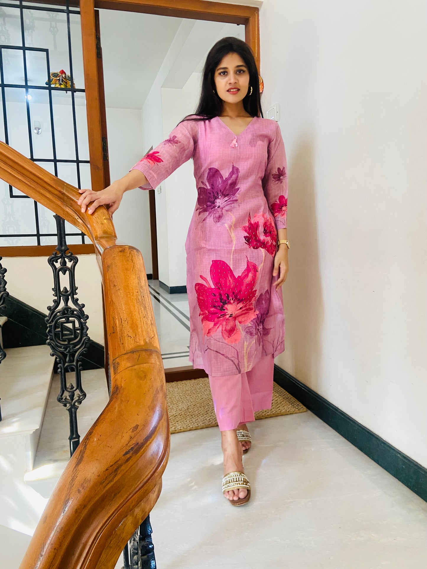 LB0084-Pink Co-ord Set