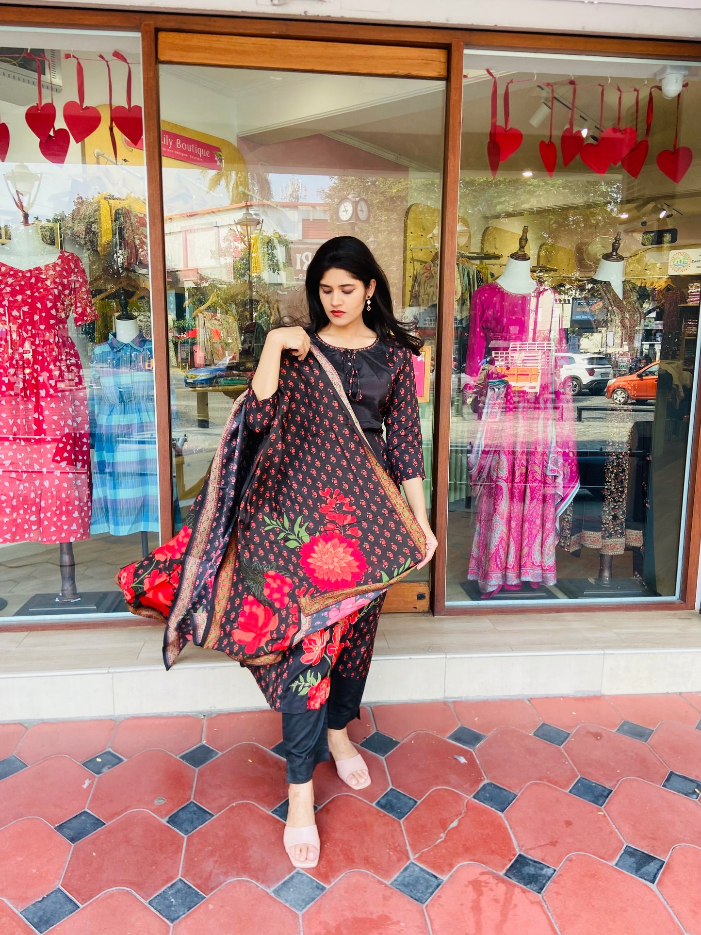 LB0031-Black Salwar Suit Set