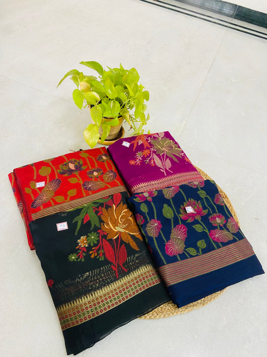 LB0140-II,LB0141-II,LB0142-II,LB0143-II Linen Jamdani Suit Set