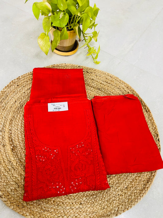 LB0107-ll Red Salwar Suit Set