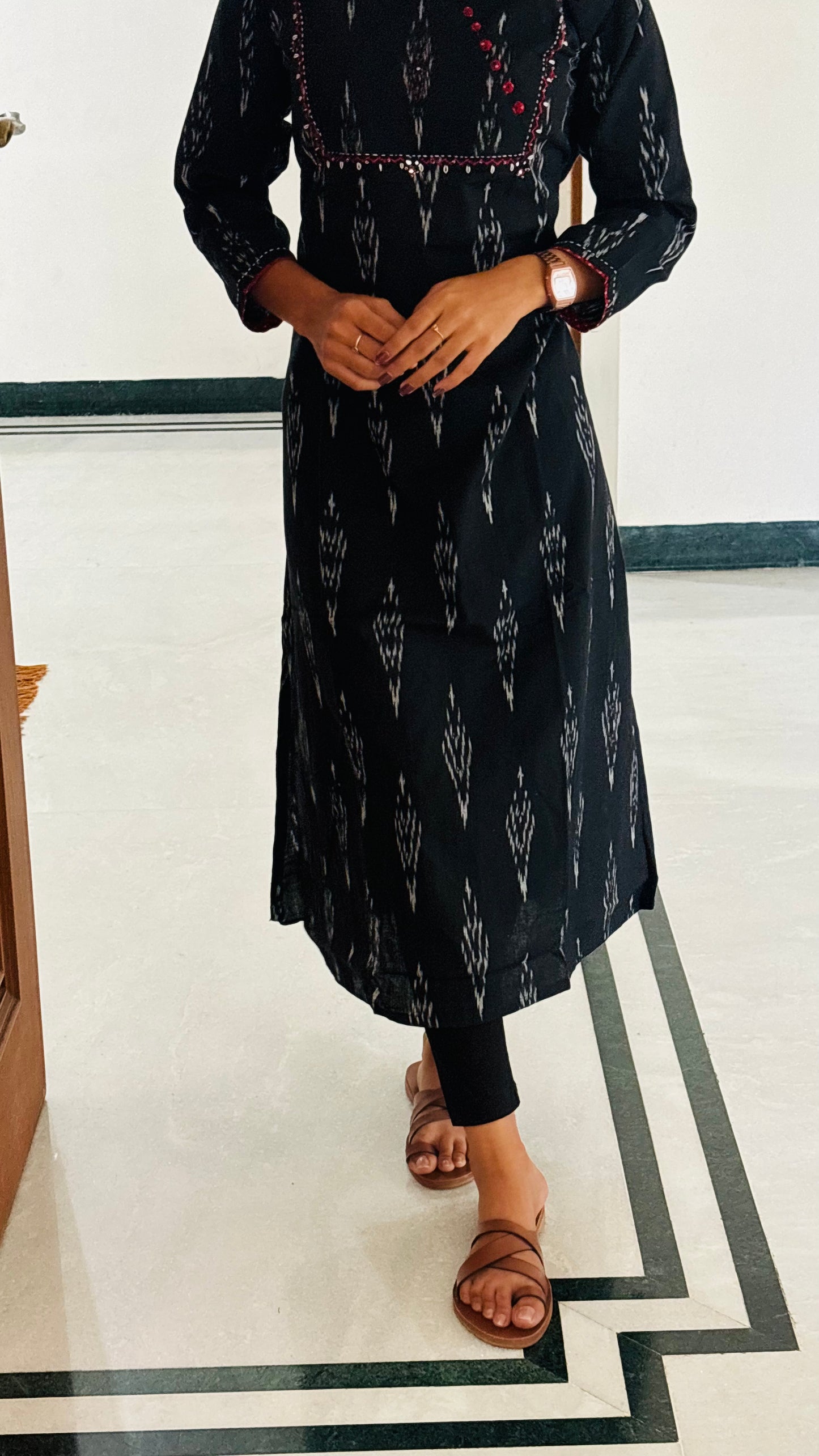 LB0169-II,LB0170-II,LB0171-II Black Coloured Kurtha