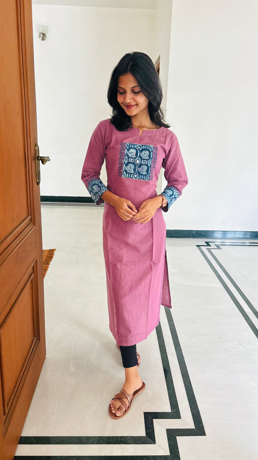 LB0175-II,LB0176-II,LB0177-II,LB0178-II Purple Coloured Kurtha