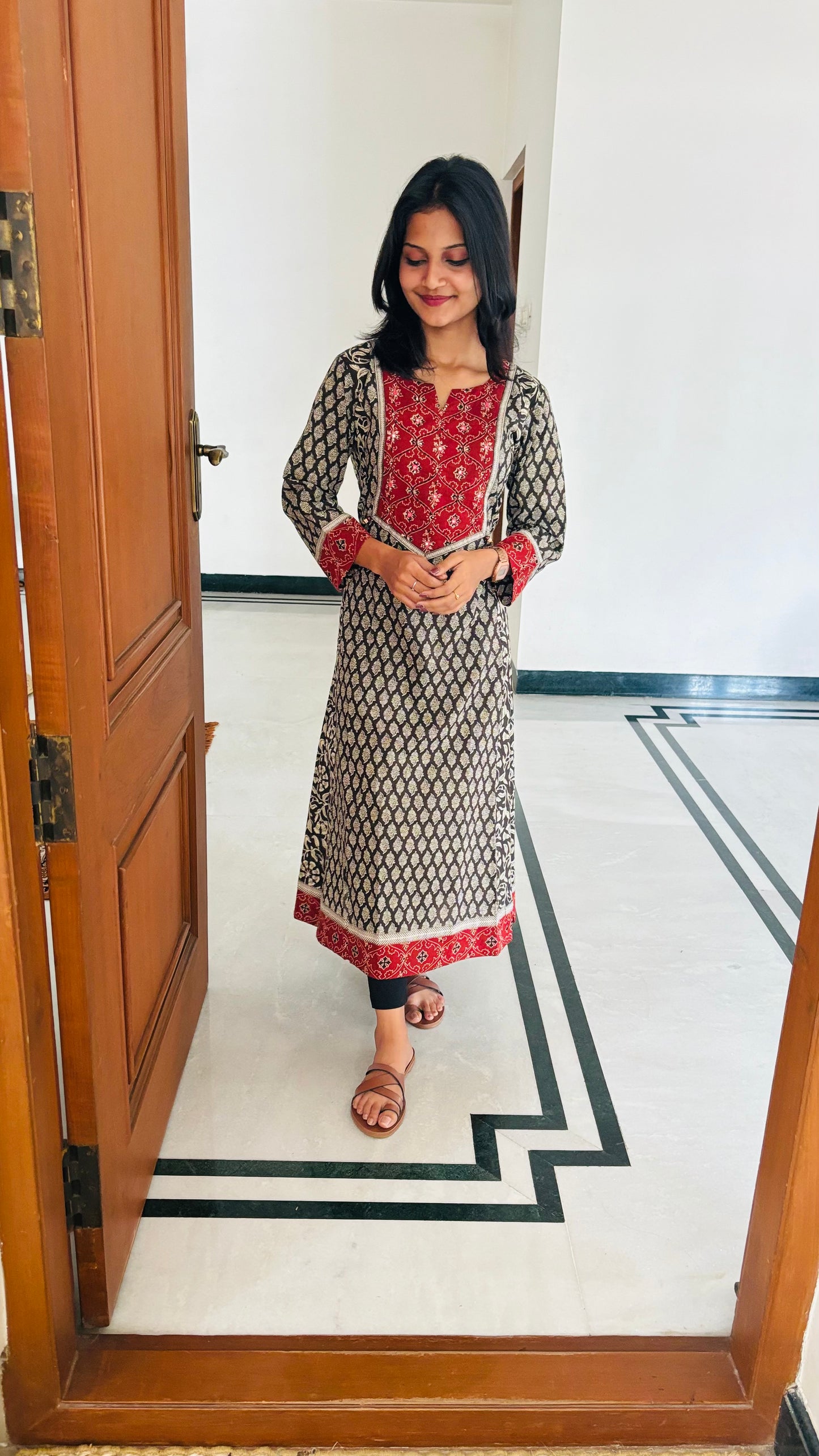 LB0179-II and LB0180-II Black Coloured Kurtha