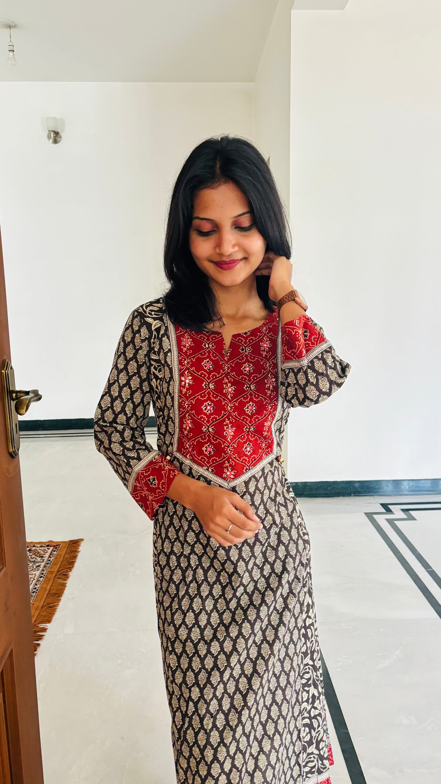 LB0179-II and LB0180-II Black Coloured Kurtha
