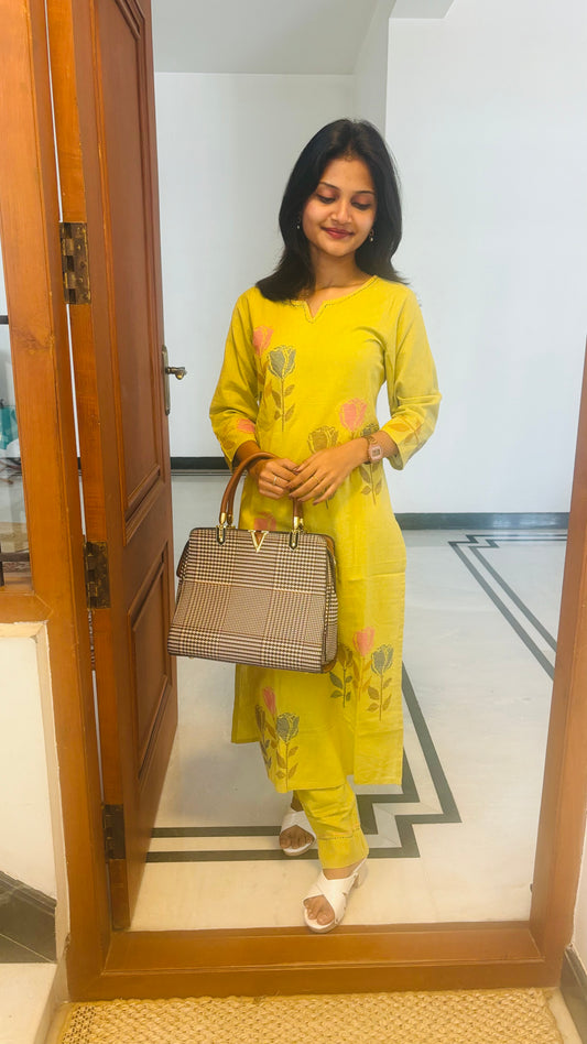 LB0211-II,LB0212-II,LB0213-II Green Coloured Co-ord Set