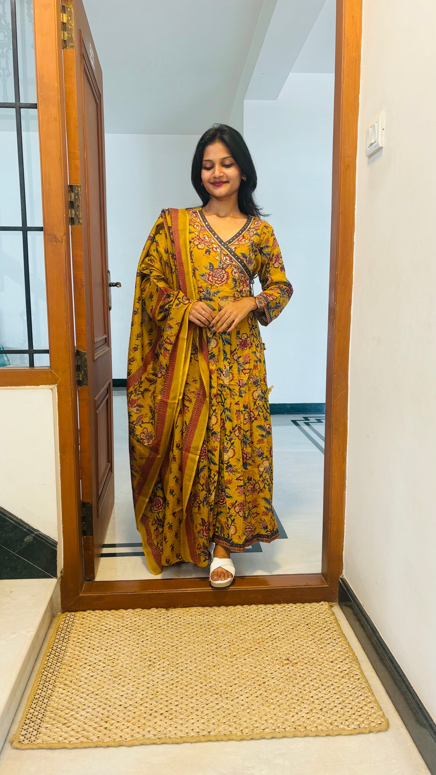 LB0258-II,LB0259-II,LB0260-II Yellow Coloured Cotton Salwar Suit Set
