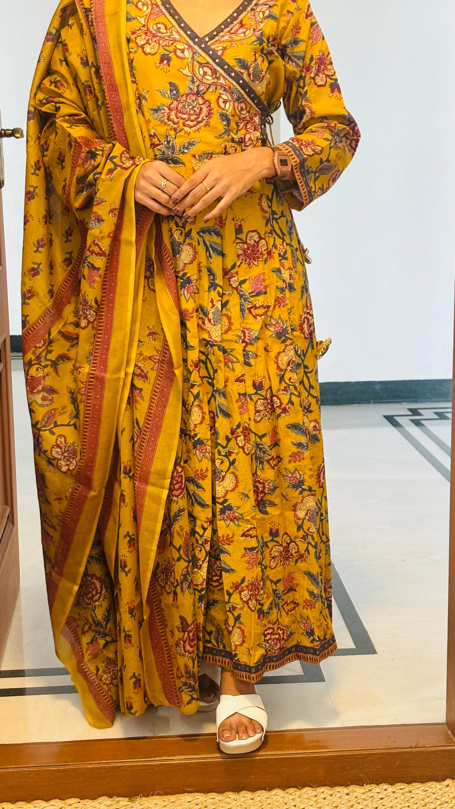 LB0258-II,LB0259-II,LB0260-II Yellow Coloured Cotton Salwar Suit Set