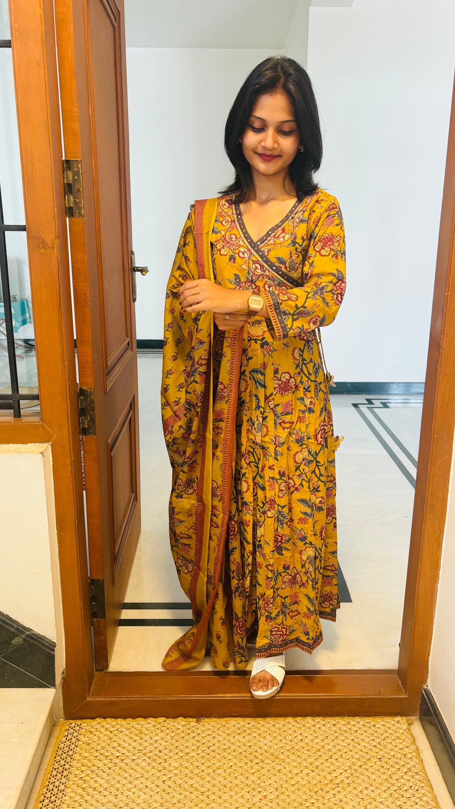 LB0258-II,LB0259-II,LB0260-II Yellow Coloured Cotton Salwar Suit Set