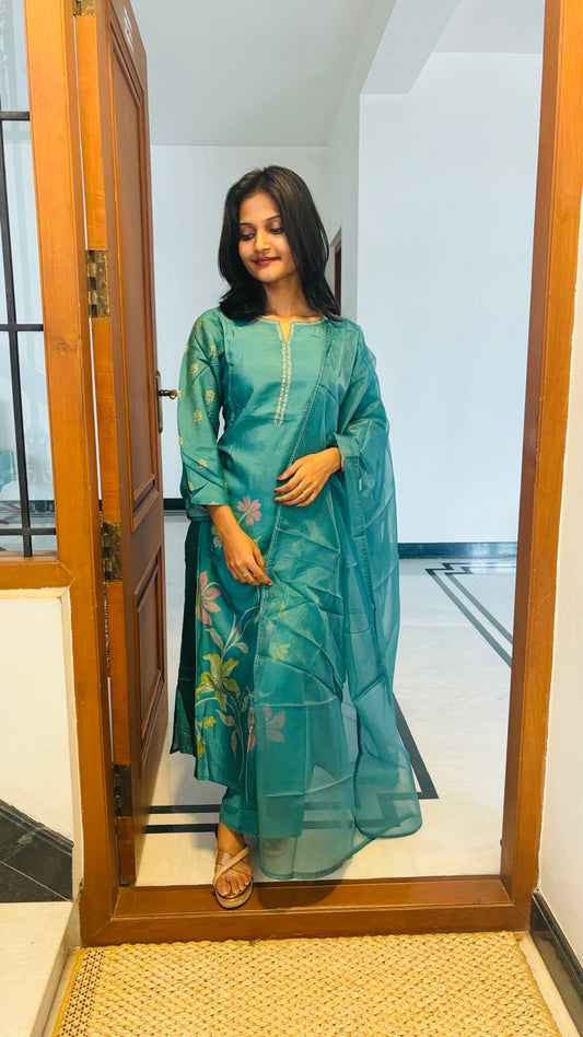 LB0250-Il LB0251-II and LB0252-II Blue Coloured Salwar Suit Set