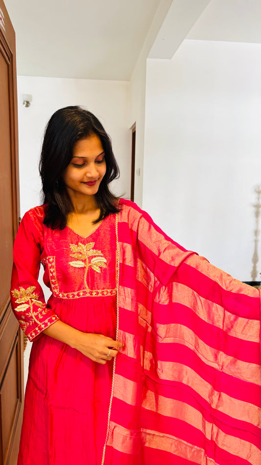 LB0228-II,LB0229-II and LB0230-II Pink Salwar Suit Set