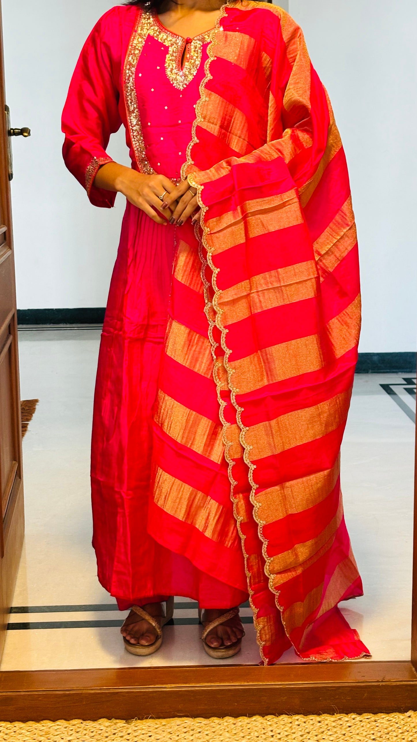 LB0231-II and LB0232-II Pink Coloured Salwar Suit Set