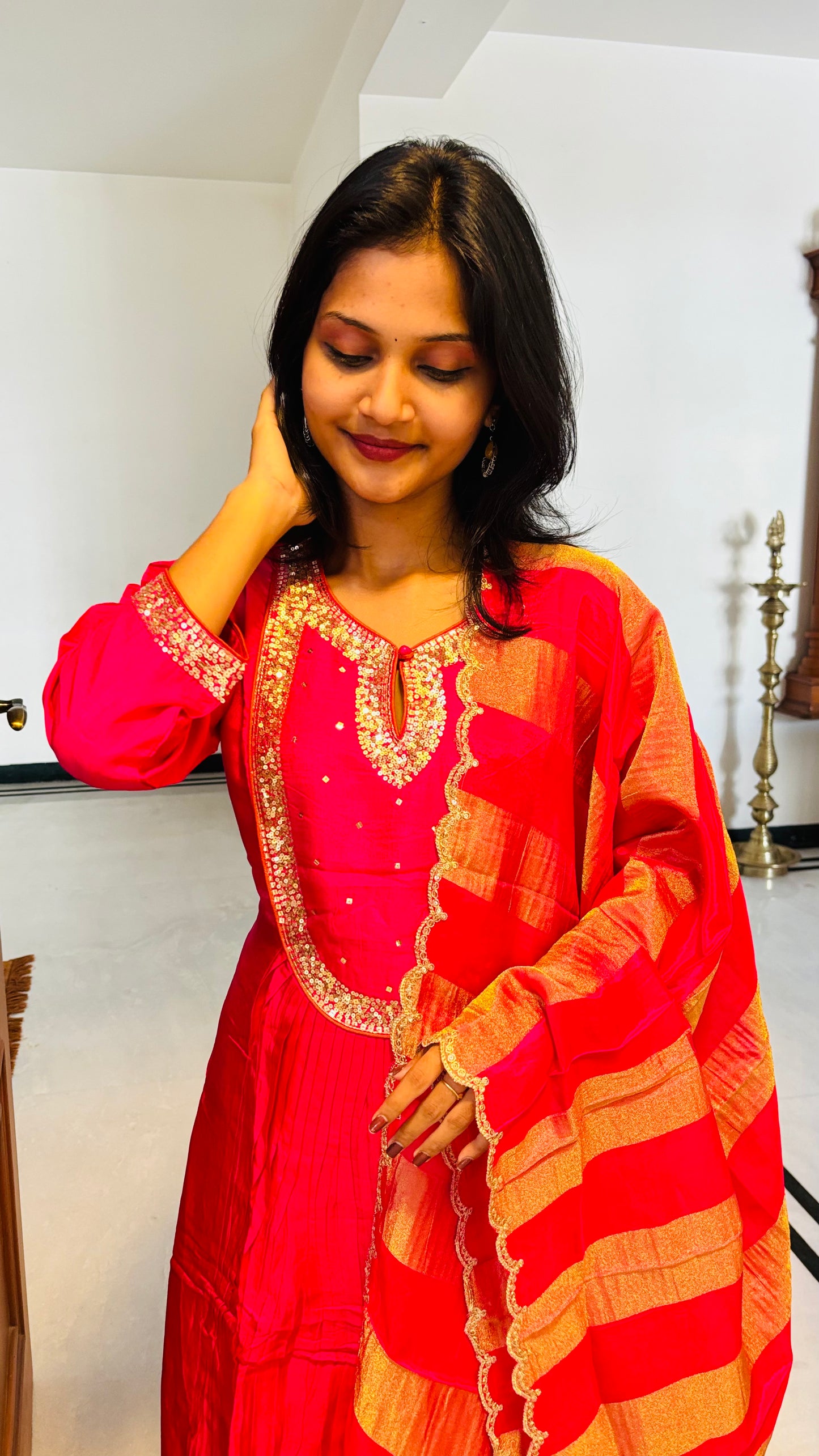 LB0231-II and LB0232-II Pink Coloured Salwar Suit Set