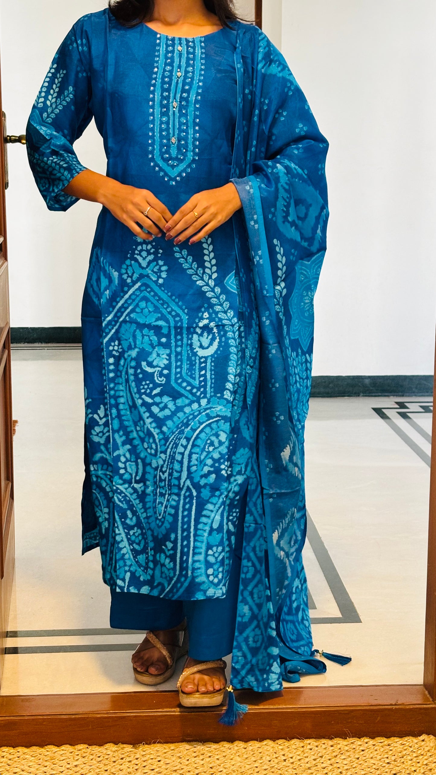 LB0290-II,LB0291-II,LB0292-II Blue Coloured Salwar Suit Set