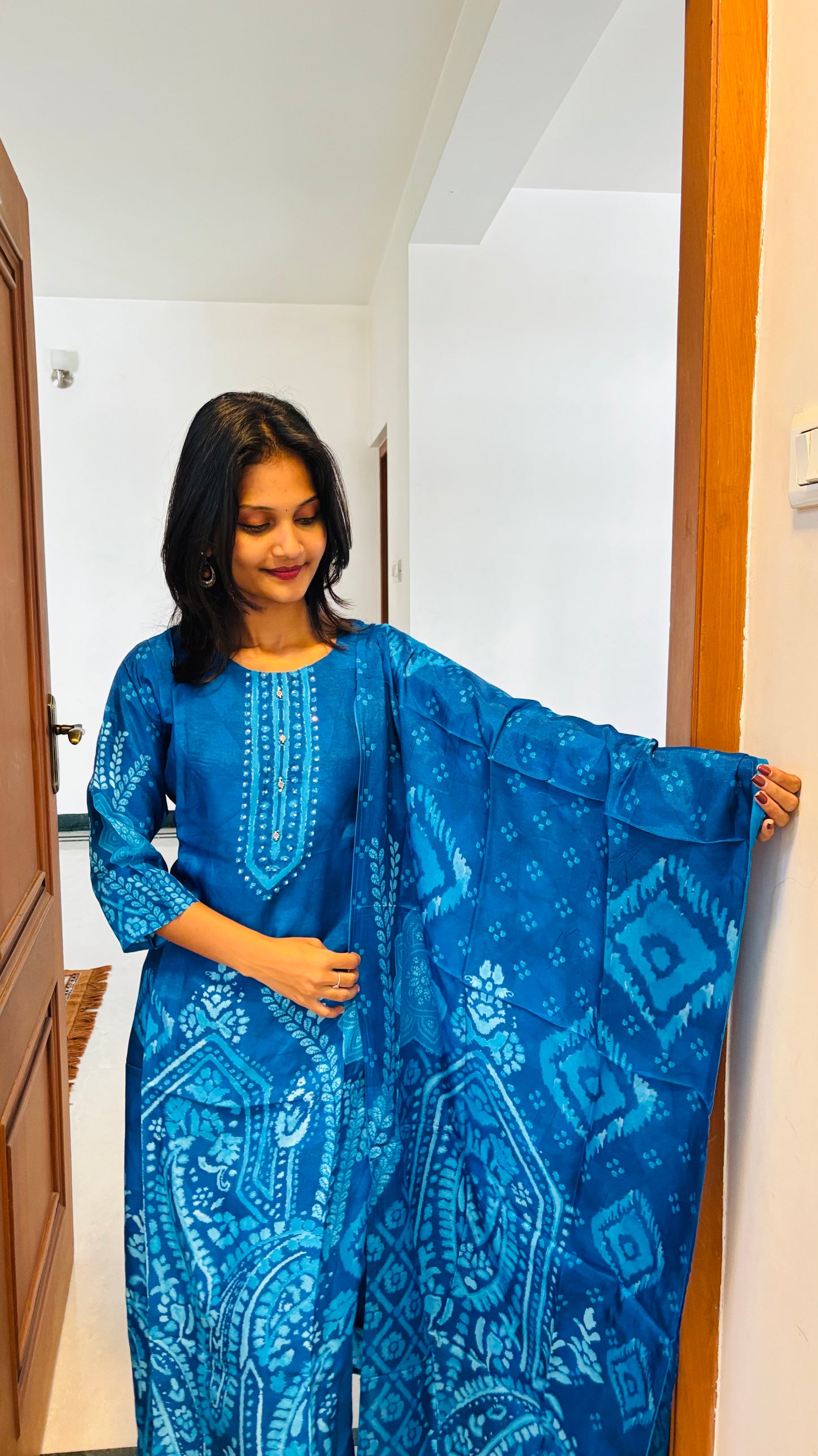 LB0290-II,LB0291-II,LB0292-II Blue Coloured Salwar Suit Set