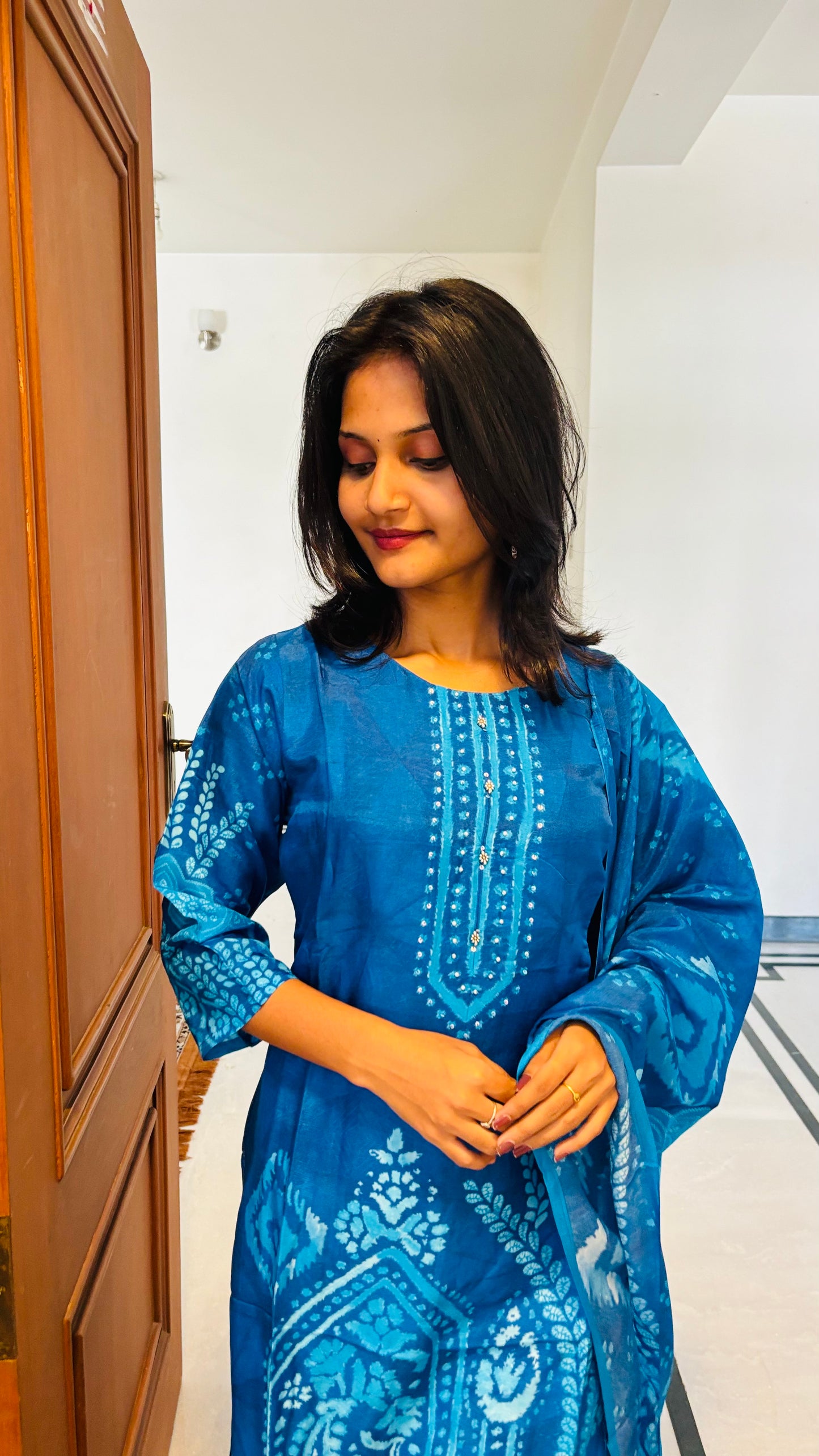 LB0290-II,LB0291-II,LB0292-II Blue Coloured Salwar Suit Set